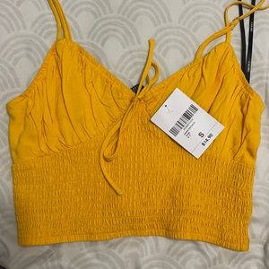 Forger 21 smocked crop top